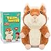 Qrooper Talking Hamster Toddler Stuffed Animal Toys for Boys Girls 2 3 4 5 6 Year Old Repeats What You Say Interactive Plush Sensory Companion Toy for Kids Easter Basket Stuffers Birthday Gifts - Image 2