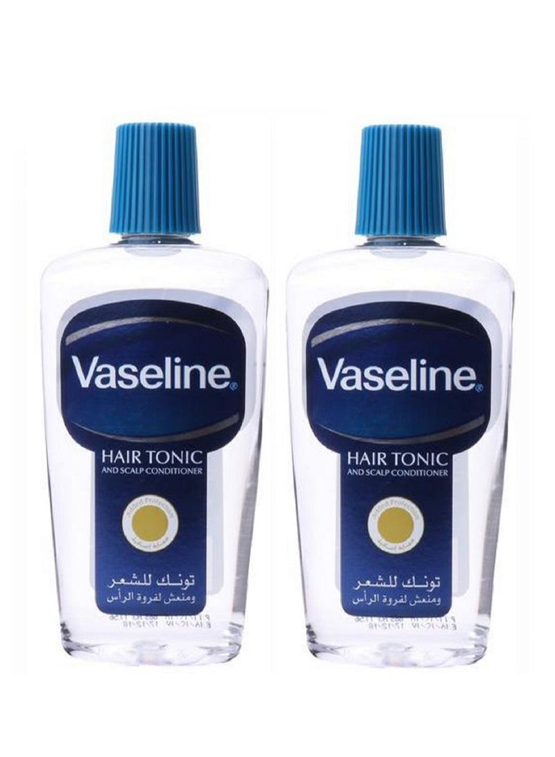 Vaseline عبوة من 2 تونك للشعر مكثف أبيض 200 مل × 2 - Image 1