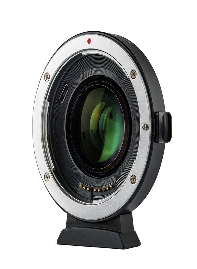 فيلتروكس حلقة محول عدسة Viltrox EF-EOS M2 للتركيز التلقائي، مُضاعِف البُعد البؤري 0.71X، ترقية USB بديلة لعدسات سلسلة Canon EF لكاميرات EOS EF-M بدون مرآة، متوافقة مع Canon EOS M/ M2/ M3/ M5/ M6/ M10/ M50/ M100 - Image 1