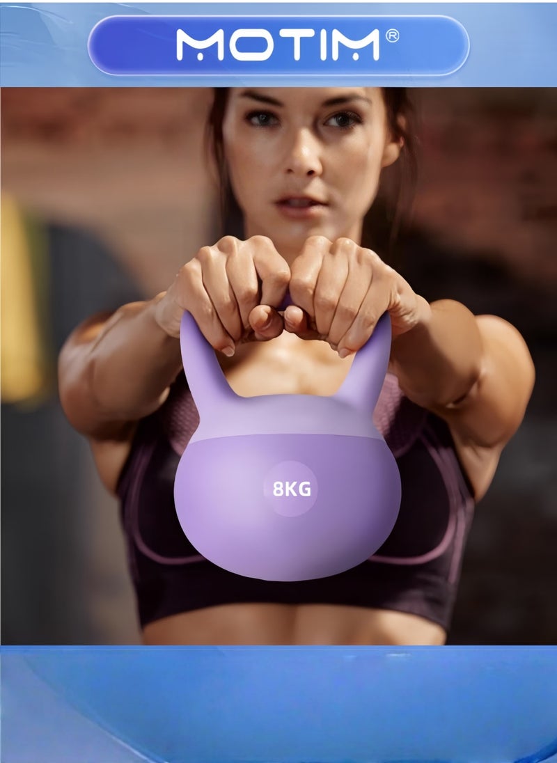 Motim One-Piece Kettlebell with Wide Handles Fitness Home Gym Soft Kettlebells for Women Men and Children - Image 5