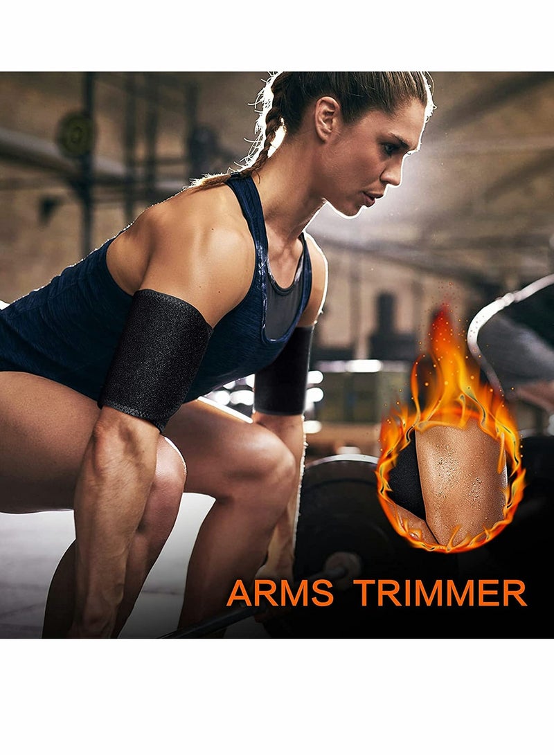 KASTWAVE Arm Trimmer for Women or Men Sweat Arm Shaper Bands,Sauna Arm Shaper Wraps,Reduce Cellulite and Improve Sweating,Wraps Arm Trainer for Sports Workout(2 Pack)  - Image 3