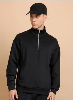 HIGHLANDER Relaxed Fit Dropped Shoulder Sweatshirt by Styli  - Image 1