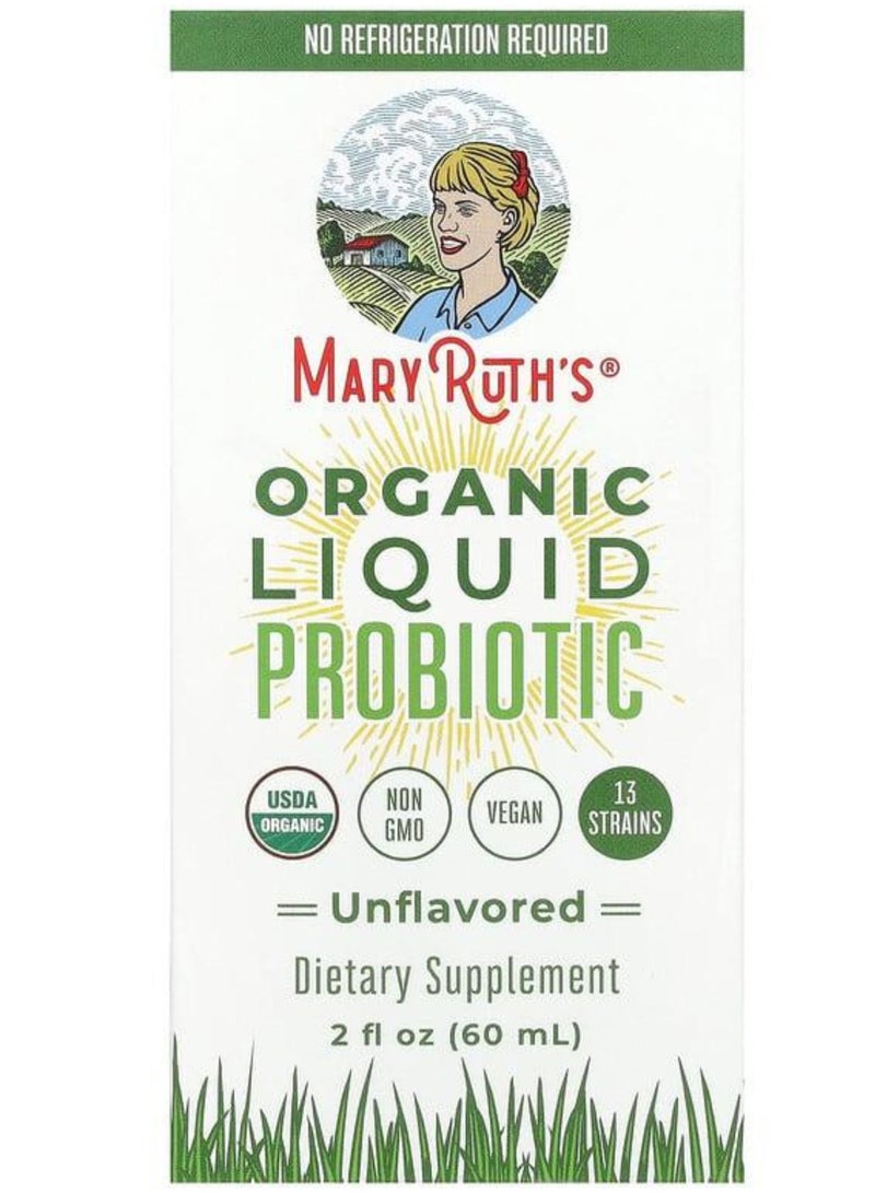 MaryRuth's Organic Liquid Probiotic, Unflavored, 2 Fl.oz - Image 1