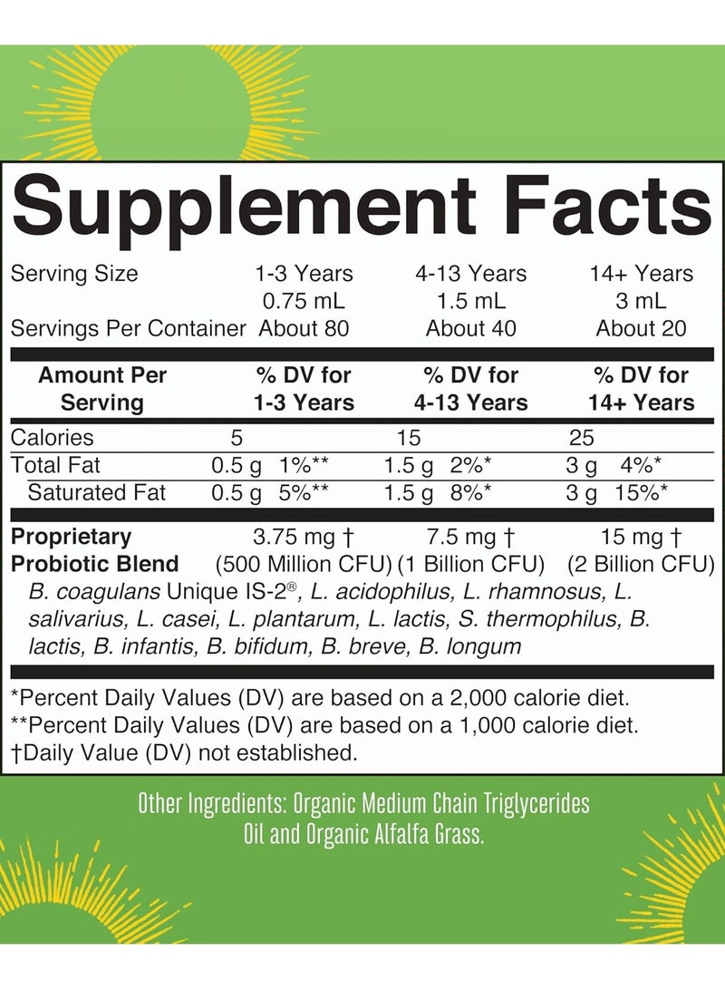 MaryRuth's Organic Liquid Probiotic, Unflavored, 2 Fl.oz - Image 2