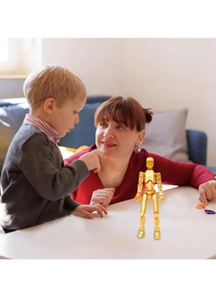 General Lucky Figure 13 Action Figure 3D Printed Multi-Joint Actionable, Lucky 13 DIY Full Body Decompression Toy  - Image 2
