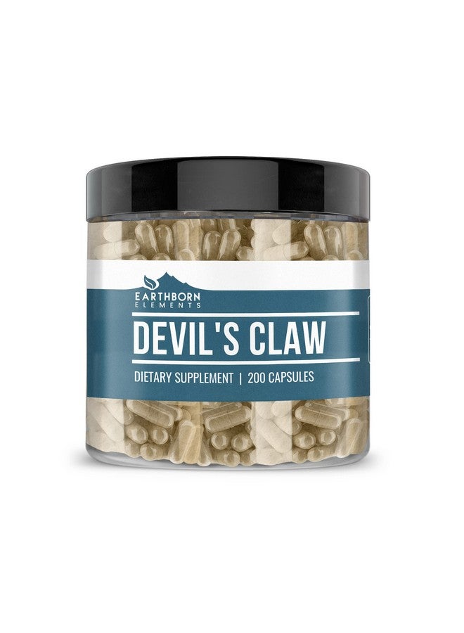Earthborn Elements Devil’s Claw Extract 200 Capsules, Pure & Undiluted, No Additives - Image 1