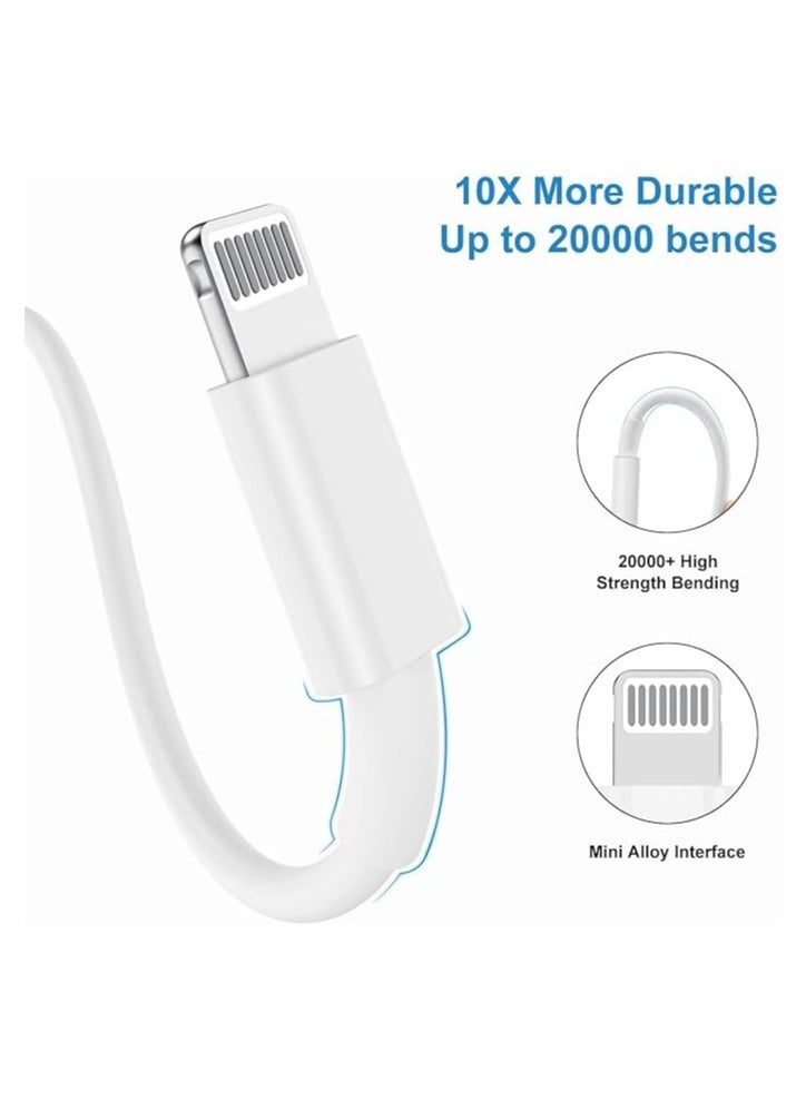 YJS iPhone Fast Charger Lightning Cable [Apple MFi Certified] USB-C to Lightning Cable 1M Fast Charging Compatible with iPhone14/14 Plus/14 Pro/14 Pro Max/13/13pro/12/12 Pro/12 Pro Max/11/iPad - Image 4