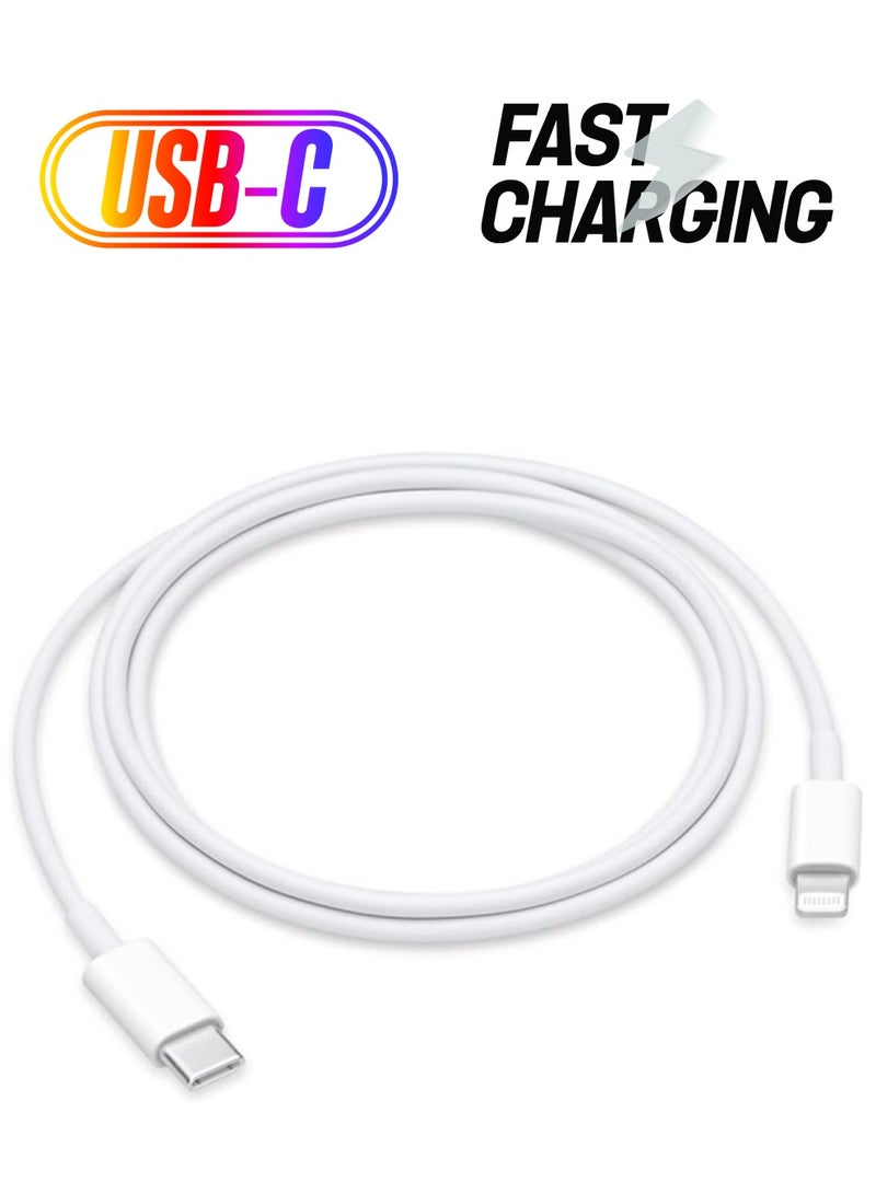 YJS iPhone Fast Charger Lightning Cable [Apple MFi Certified] USB-C to Lightning Cable 1M Fast Charging Compatible with iPhone14/14 Plus/14 Pro/14 Pro Max/13/13pro/12/12 Pro/12 Pro Max/11/iPad - Image 1