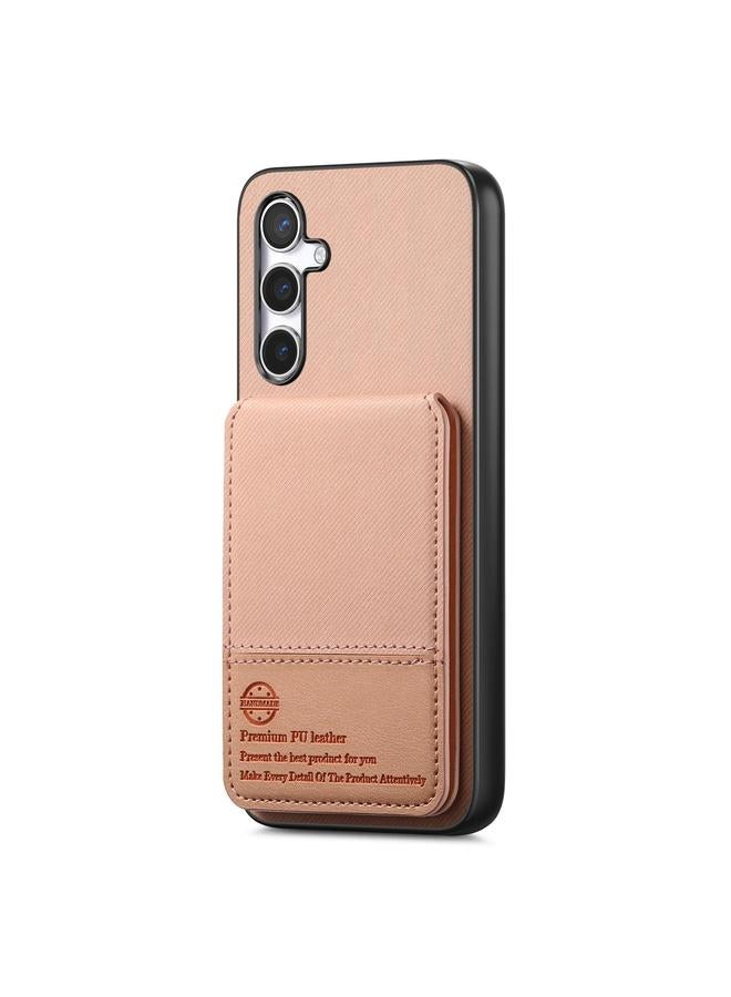 S-TOP Case For Samsung Galaxy A05 Twill Fabric Leather Vertical Flip RFID Card Bag Phone Case - Image 2