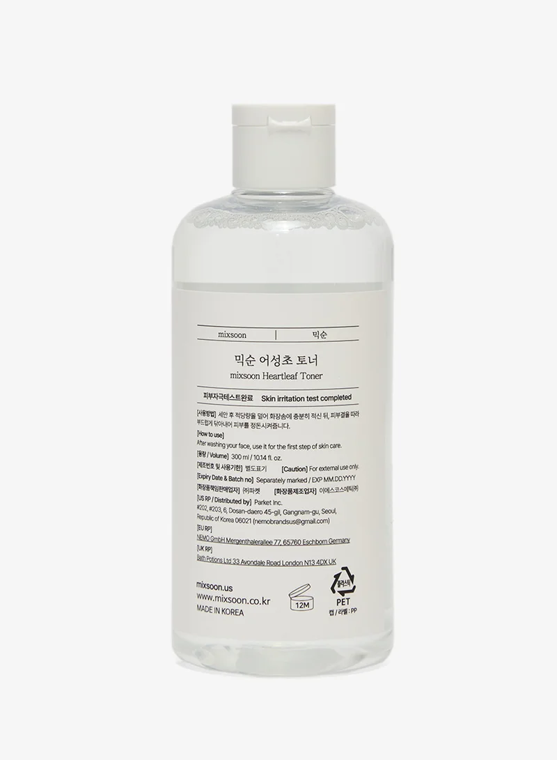 Mixsoon  Heartleaf Toner 300ml  | Best Price UAE