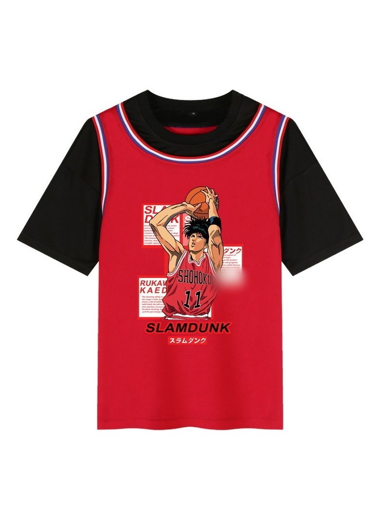 KUYING New Slam Dunk Casual Loose Short Sleeve  - Image 1