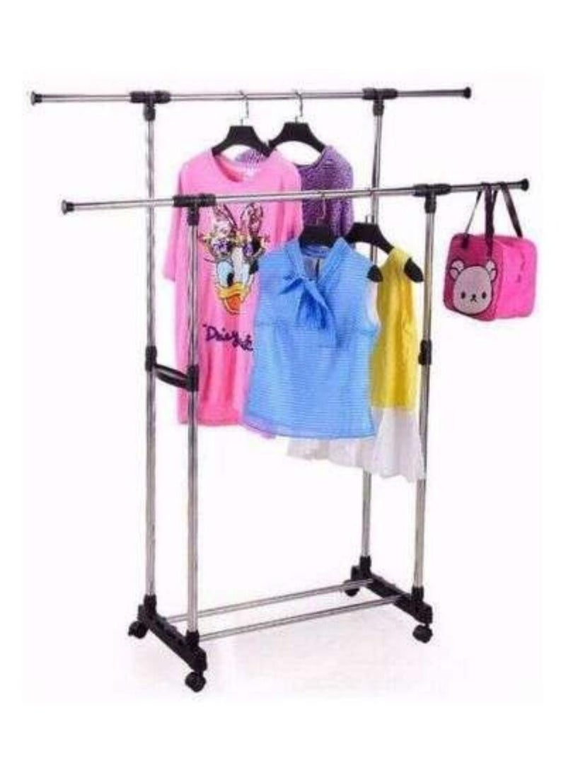 Generic - Simple Trending Double Rail Clothes Garment Rack, Heavy Duty Commercial Grade Clothing Rack - Image 1
