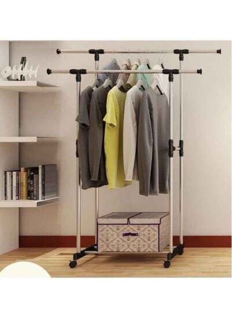 Generic - Simple Trending Double Rail Clothes Garment Rack, Heavy Duty Commercial Grade Clothing Rack - Image 1