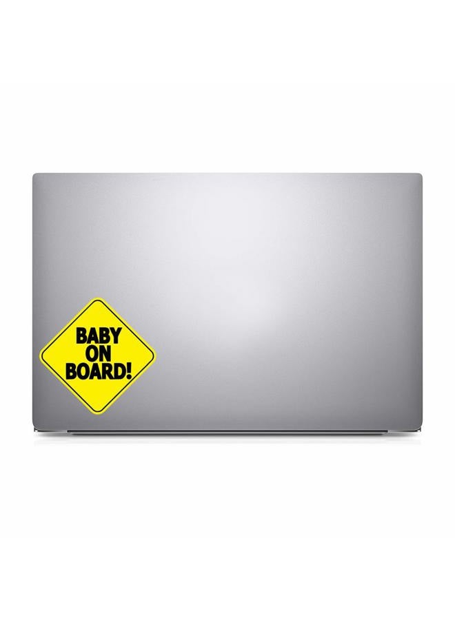 ZONETECH علامة سلامة الأطفال في السيارة - ملصق 5" × 5" - Image 3