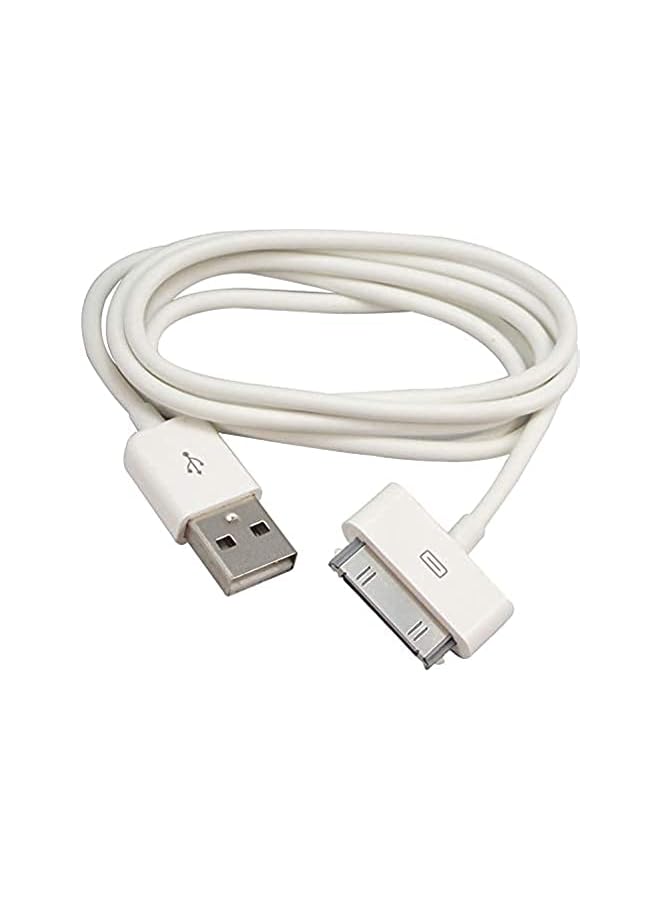 PROMASS Sync And Charging Data Cable For i-Phone 4/4S/3G/3GS) iPad 1/2/3/iPod), 30-Pin Cables Charger Lead - (1M White)  - Image 4