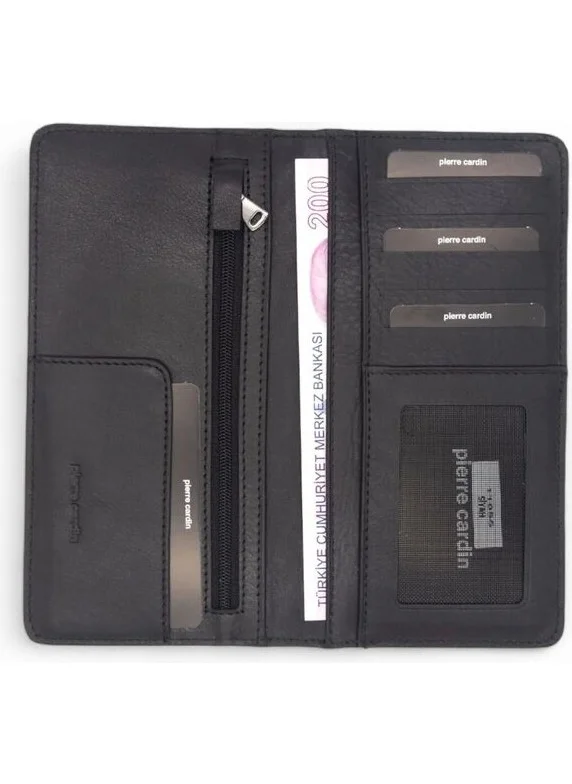 بيير كاردان Black Men's Wallet PC11055 Knit