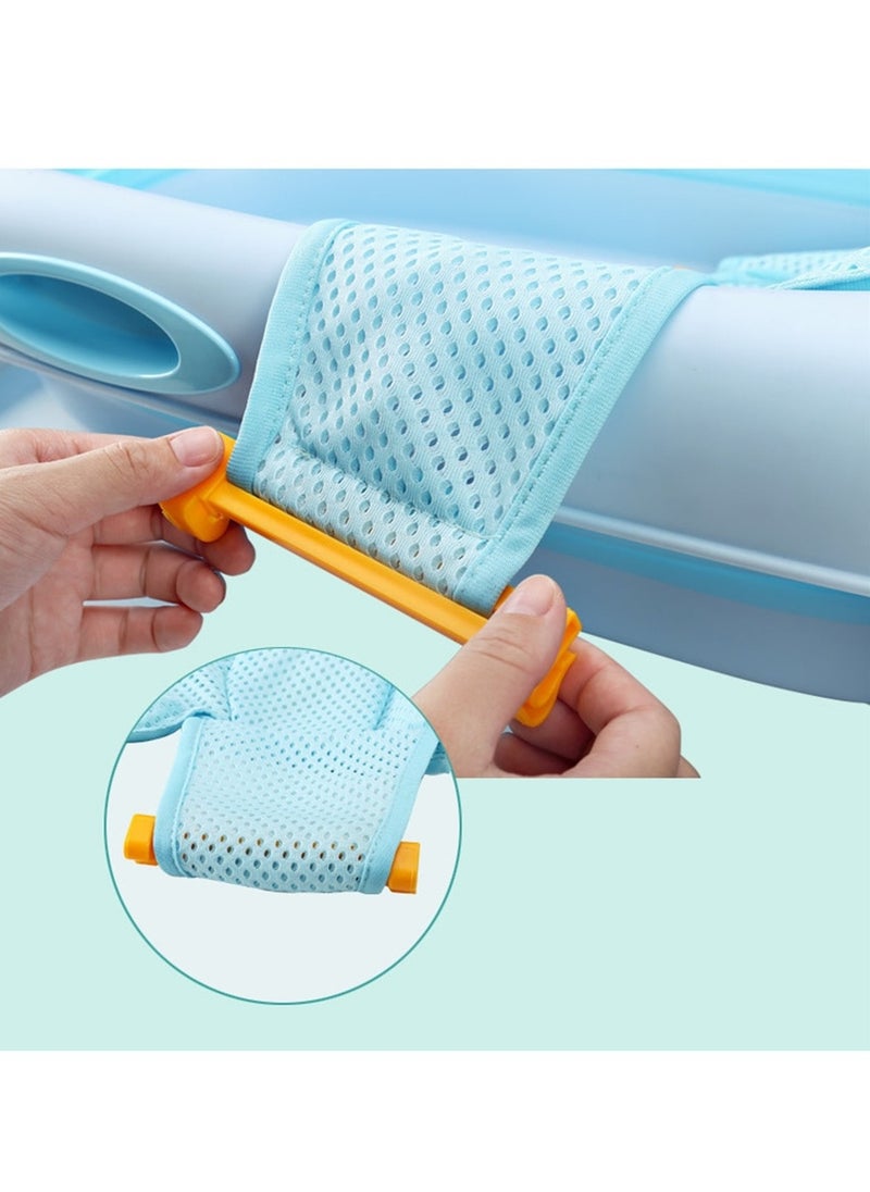 Generic - Baby bath net baby bath mat mesh pocket newborn bath bed type suspension mat bath net - Image 1