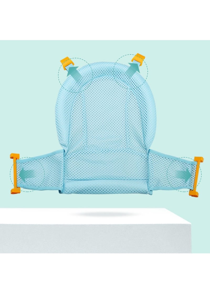 Generic - Baby bath net baby bath mat mesh pocket newborn bath bed type suspension mat bath net - Image 1