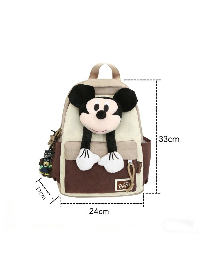Kids Cartoon Mickey Backpack for Girls Teens Student School Bag Comfortable Children School Bag Fashion Cartoon Backpack Casual Outdoor Travel Backpack (BY-9039) - Image 2