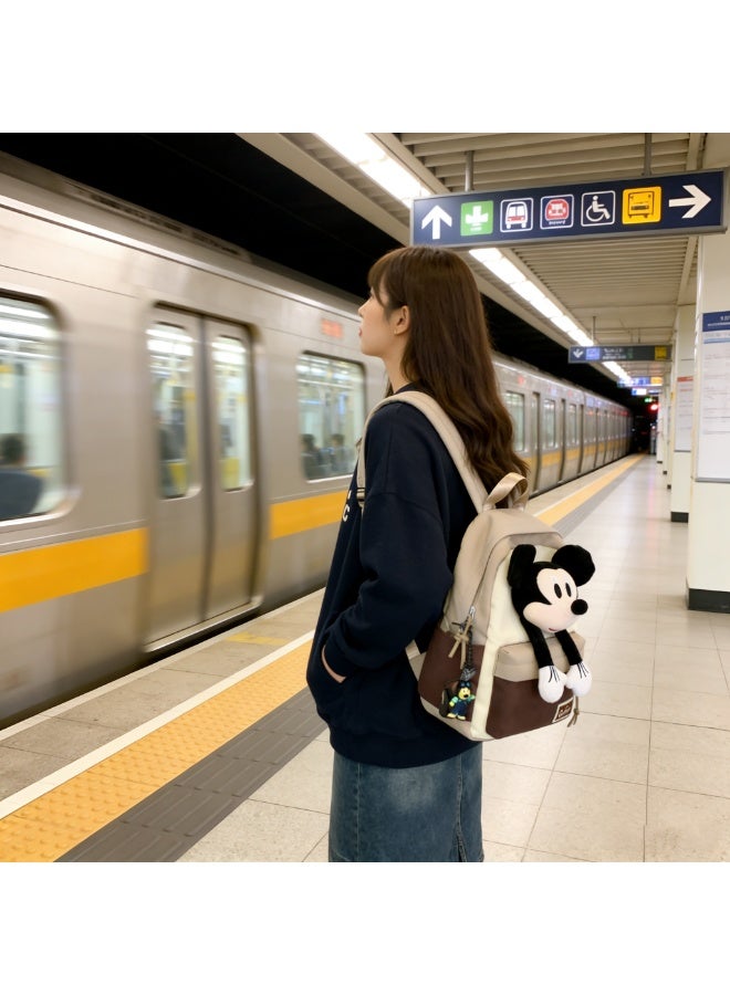 Kids Cartoon Mickey Backpack for Girls Teens Student School Bag Comfortable Children School Bag Fashion Cartoon Backpack Casual Outdoor Travel Backpack (BY-9039) - Image 4