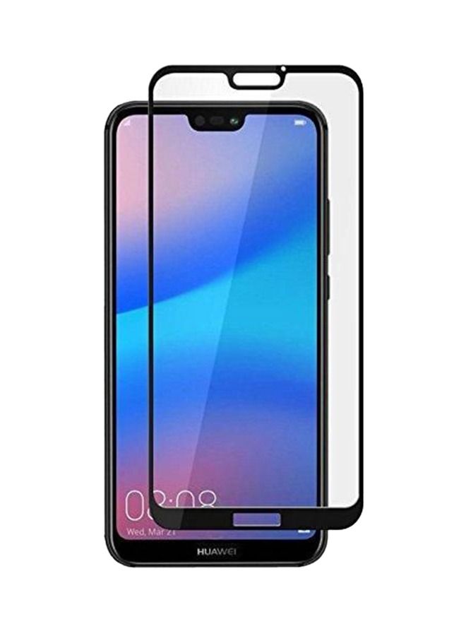 Tempered Glass Screen Protector For Huawei Honor P20 Lite Black/Clear