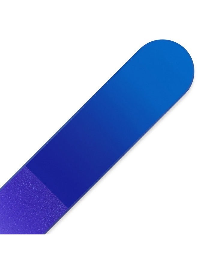 Mont Bleu Rainbow Crystal Nail File In Black Pouch - Large/Professional Size - Czech Tempered Glass - Handmade In Bohemia (Czech Republic)  - Image 3