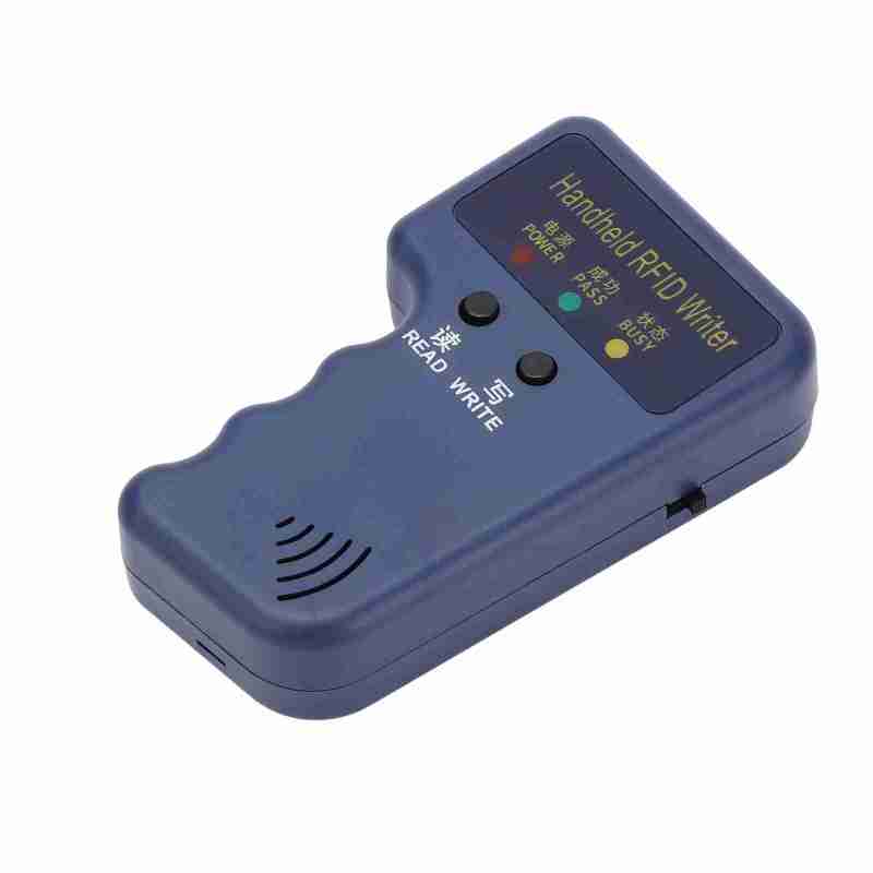 Handheld RFID Copier: 125KHz EM4100 Device, Ergonomic Mini Mold - Easy Operation 2-Button Design, Stable Advanced Chip for Community School Office Access Control - Image 2
