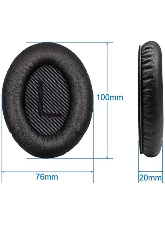 Ear Pad Replacement 1 Pair with Soft Memory Foam Cushion for QC2 QC15 QC25 QC35 AE 2 2i 2w Blue - Image 5