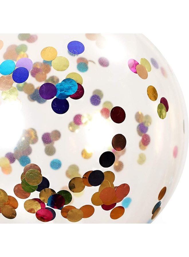 NIBEMINENT 50-Piece Confetti Party Balloons 12inch - Image 5