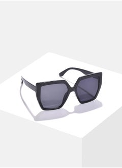 Haute Sauce Black Lens Black Oversized Sunglasses  - Image 5