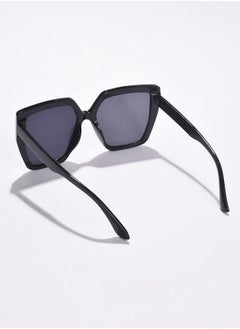 Haute Sauce Black Lens Black Oversized Sunglasses  - Image 3