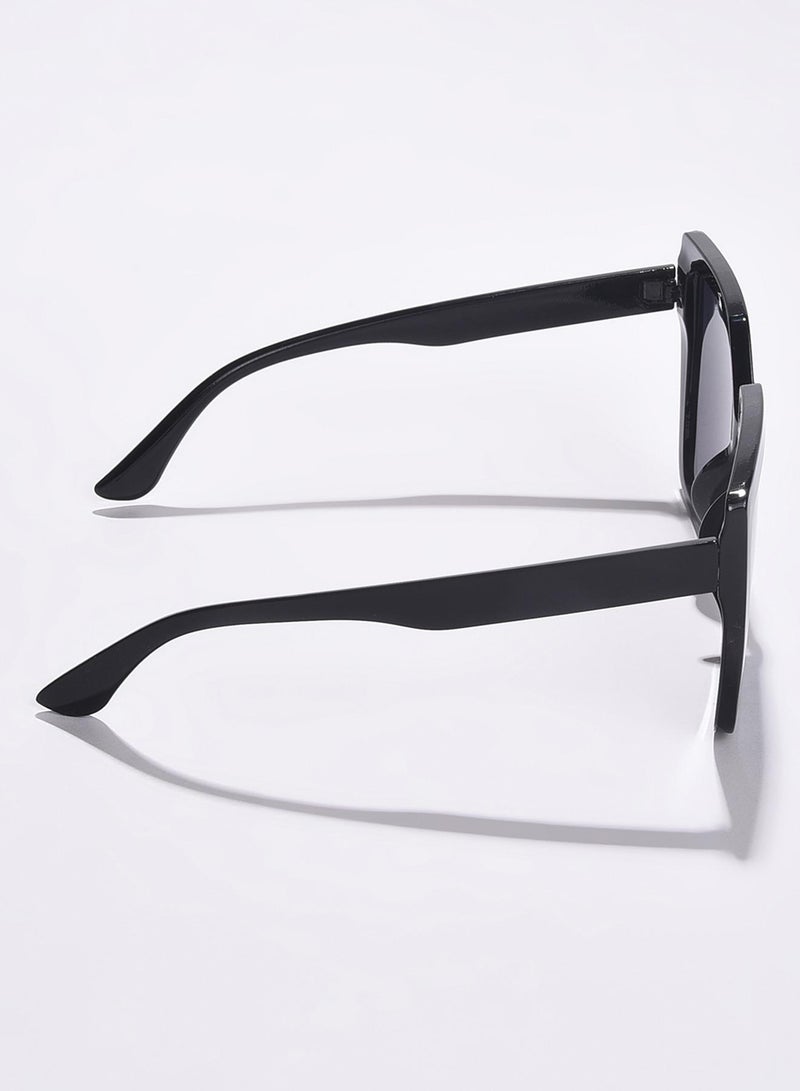 Haute Sauce - Black Lens Black Oversized Sunglasses - Image 1