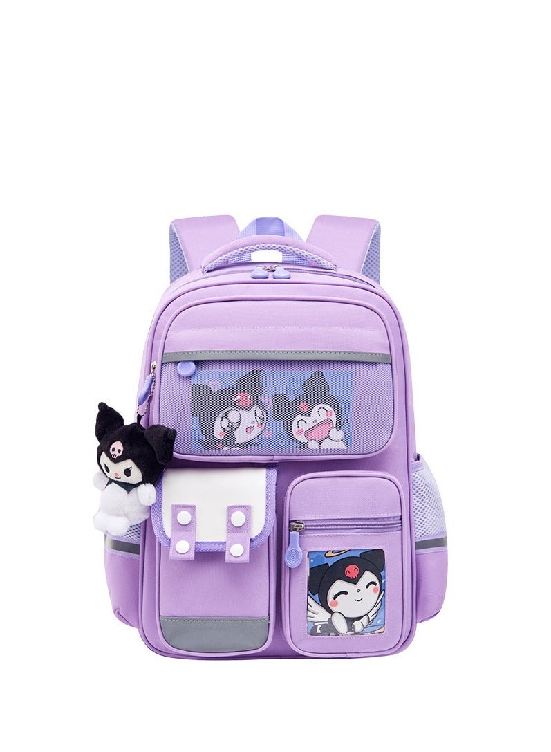 Y&D Kawaii Backpack Cute Cartoon Cinnamoroll Kuromi School Bag Bookbag With Brooch Pin And Plush Pendant Travel Backpacks  - Image 1