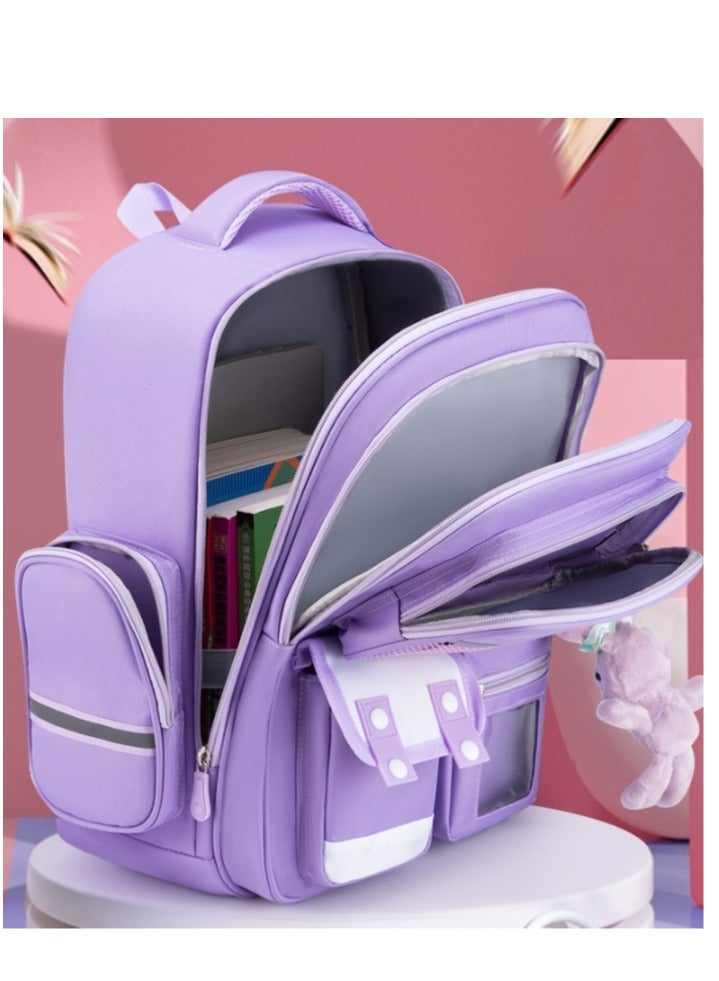 Y&D Kawaii Backpack Cute Cartoon Cinnamoroll Kuromi School Bag Bookbag With Brooch Pin And Plush Pendant Travel Backpacks  - Image 2