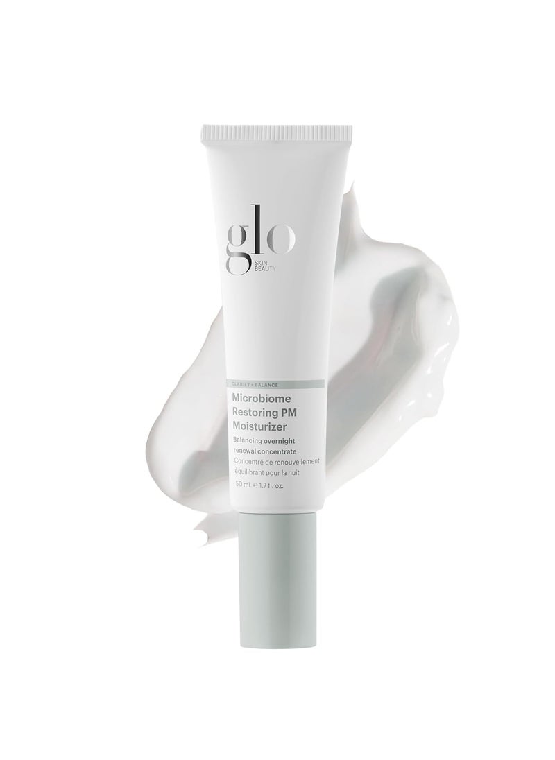 Glo Skin Beauty Glo Skin Beauty Microbiome Restoring PM Moisturizer  Oil Free Nighttime GelCream for AcneProne Oily Skin Repairs Skins Moisture Barrier Reduces the Appearance of Pores Fine Lines  Wrinkles 