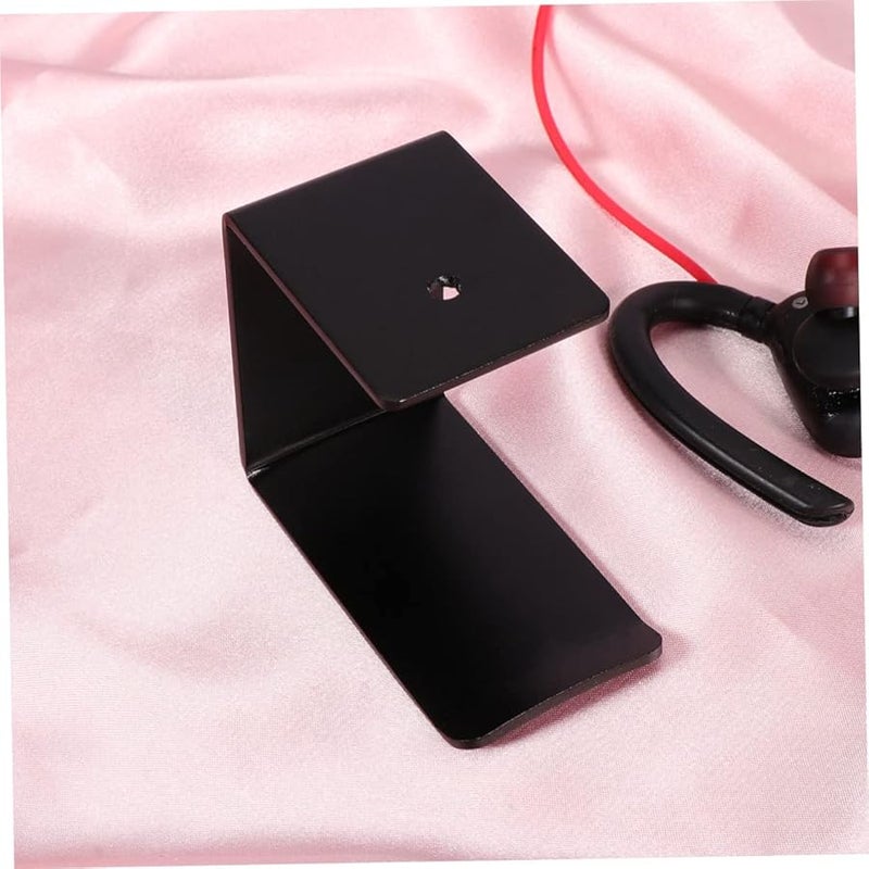 حامل سماعات الرأس الجدارية من سبائك الألومنيوم جاتويدا، أسود، موفر للمساحة - Image 5