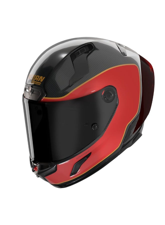 Nolan X-804 RS U.C. ASSO DI PICCHE CARBON/RED/SAND GLOSSY Helmet - Image 2