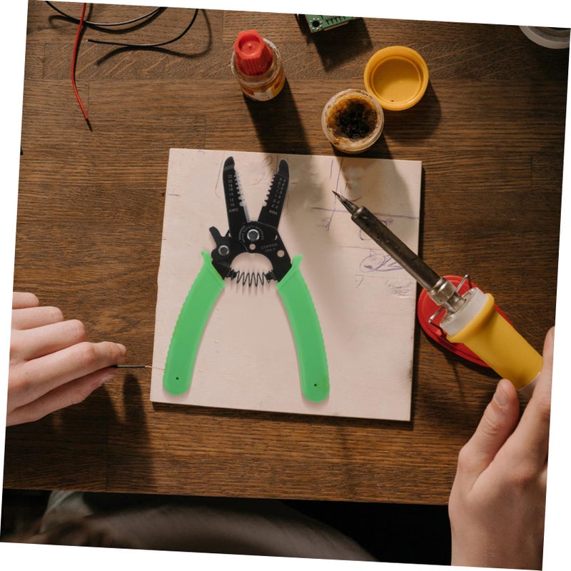 Alloy Steel Wire Stripper Pliers Electrical Tool with Ergonomic Handle for Cutting and Stripping - Image 4
