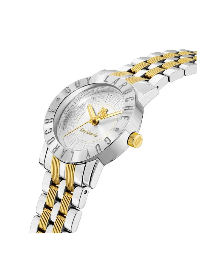 Guy Laroche Alex 29mm Women's Analog Swiss Watch with Two-tone Stainless Steel Bracelet