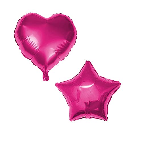 Crackles Party Mix Rose Mix Metallic, Confetti and Foil Balloons for All Kind of Balloon Party Decorations (Rose Mix), 14 Pieces Combo - Image 3