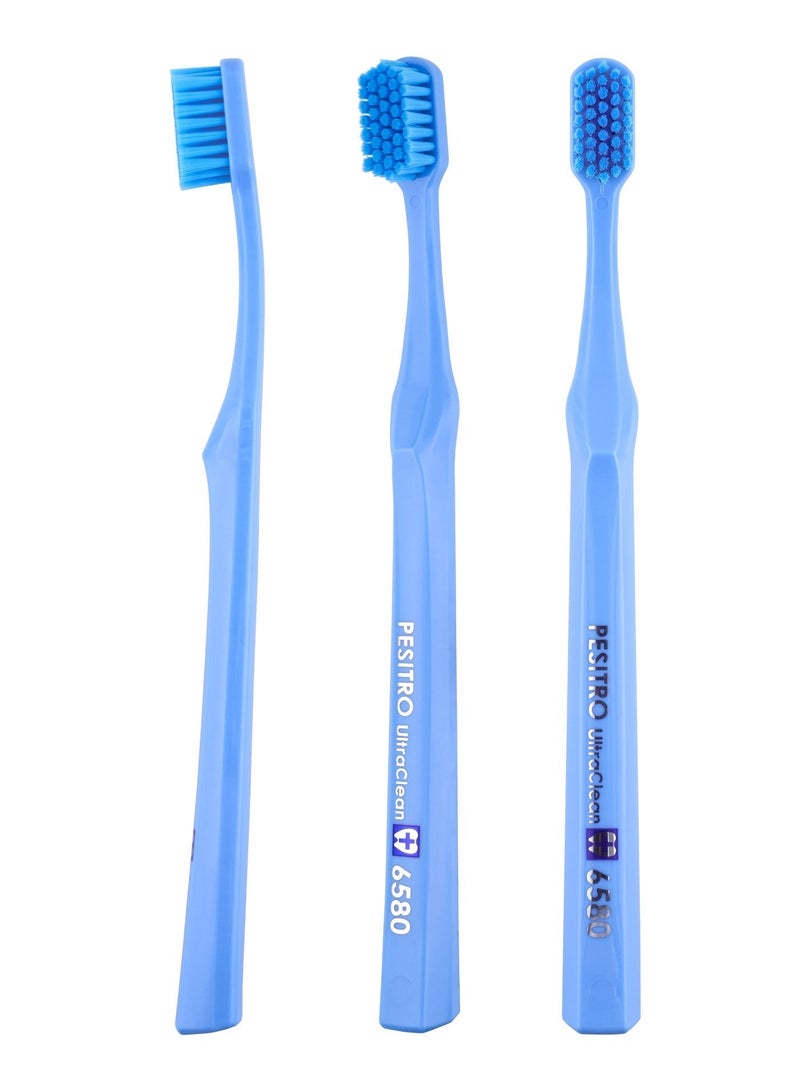 PESITRO UltraClean 6580 Ultra Soft Toothbrush – 6,580 Ultra-Soft Bristles, Comfortable Daily Cleaning for very Sensitive Gums - Image 2