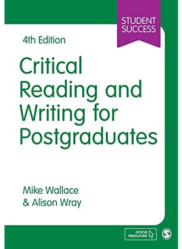 Critical Reading And Writing For Postgraduates 
