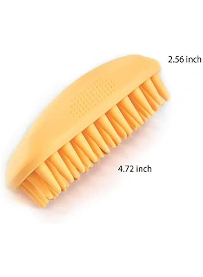 Silicone Dog Grooming Brush Pet Shampoo Bath Anti Skid Massage Rubber Comb - Image 5
