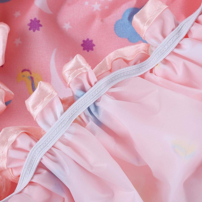 Tbestmax Unicorn Shower Caps, Double Layers Bath Hat for Women Girls to Cover Long and Thick Hair, Reusable Waterproof Bonnet 4 Pack - Image 3