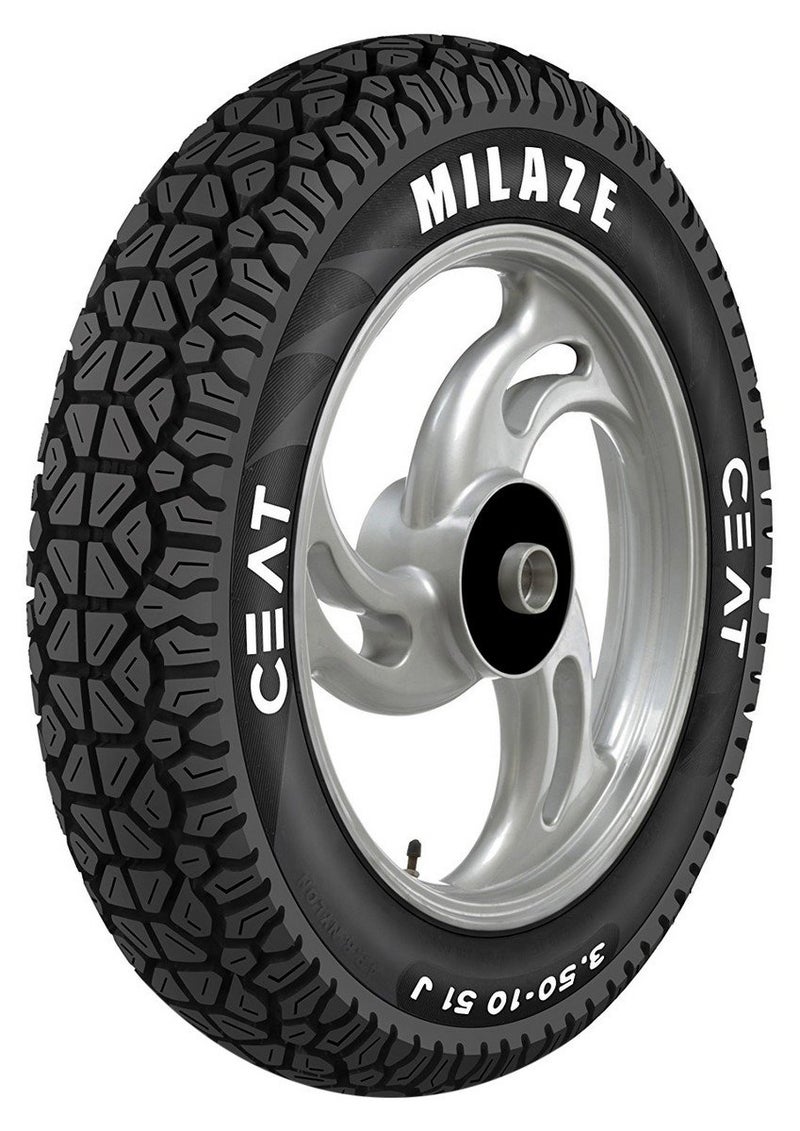 Ceat Milaze X5 90/100-10 53J Tubeless Scooter Tyre,Front or Rear - Image 3