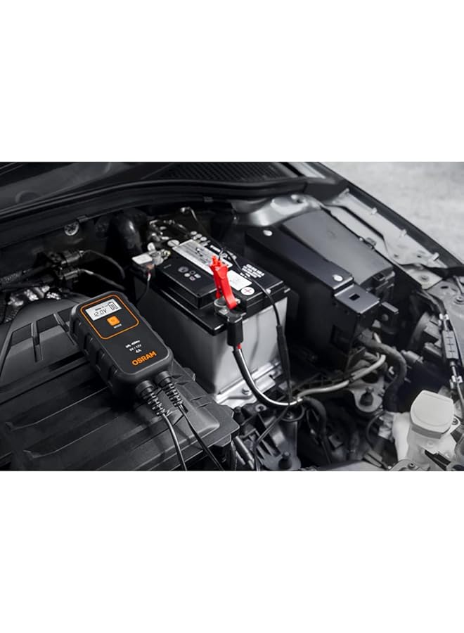 OSRAM Batterycharge 904, 4A Smart Charger, Car Battery Maintenance Device 12V, Mobile Car Battery Charger For Cars & Motorcycles - Image 3