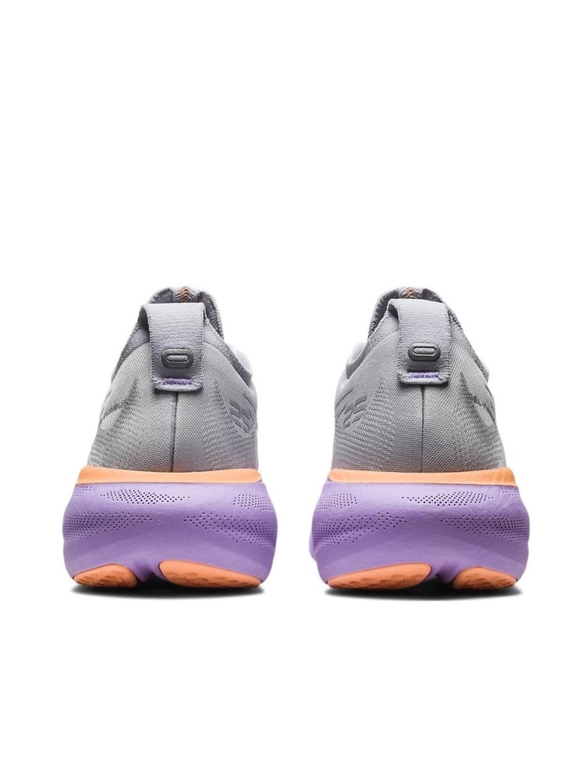 Onitsuka Tiger حذاء نسائي جيل-نيمبوس 25 للدراجات/الجري خارجي رمادي/برتقالي/بنفسجي - Image 3