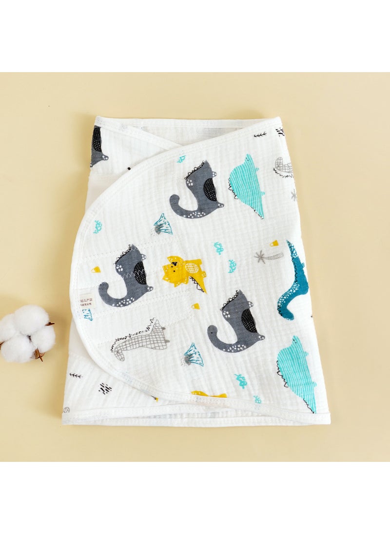 Generic Cotton Cartoon Baby Swaddle Wrap Dinosaur style 