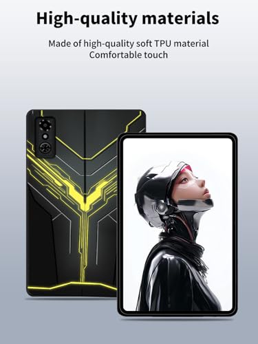 NOUKAJU Case for REDMAGIC Astra Gaming Tablet 9.06inch,NOUKAJU Tablet Protection Case,Drop-Resistant,Anti-Scratch,Protection Cover for REDMAGIC Astra(Gold-Pulse) - Image 2