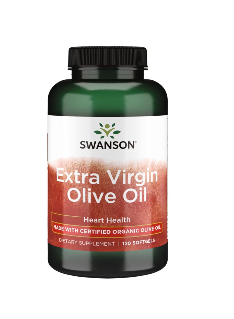 Swanson Extra Virgin Olive Oil 120 Softgels